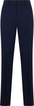 Moschino Slanke Elegante Broek Hoge Pasvorm - Heren - Nette broeken - Blauw - 2XL - Katoen - Broeken
