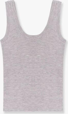 Brunello Cucinelli Top in lana e chashmere con dettaglio Monile - BRUNELLO CUCINELLI - gender_Woman