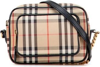 Burberry Pre-owned Cross Body Bags, female, Brown, Size: ONE SIZE Pre-owned Crossbody Bag