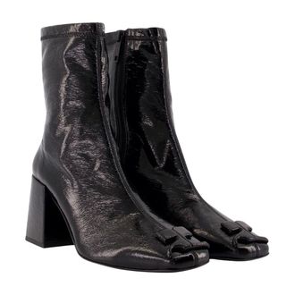 Courr&egrave;ges Womens Reedition Boot Black Synthetic Heels