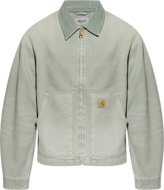 Carhartt Work in Progress Arcan Jacket - Heren - Spijkerjassen - Groen - S - Katoen - Jassen
