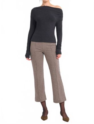 Staud Knack Pants In Houndstooth