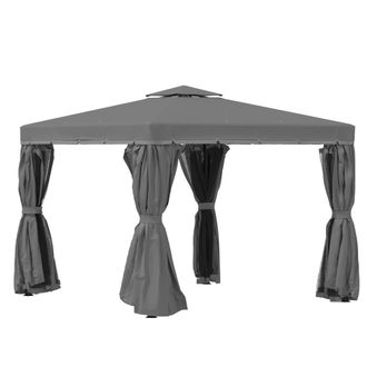 OUTSUNNY Gazebo Grey | TJ Hughes