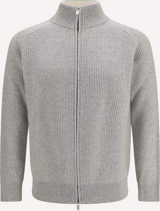 Lardini Wool and cashmere zip Sweater Male L