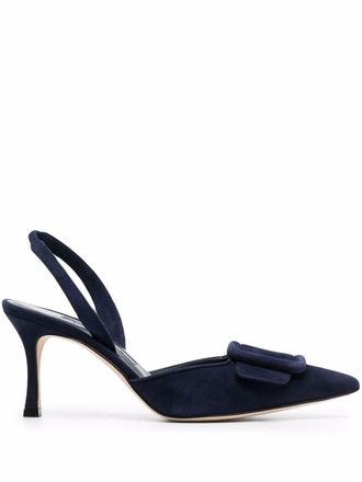Manolo Blahnik Maysale slingback pumps - Blue