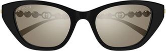 Gucci Sunglasses Gg1968 S 004 Gold/Brown Women