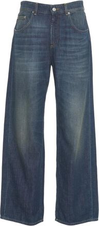 Department Five Wide Jeans, female, Blue, W29, Classic Wide Leg Jeans