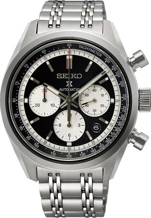 Seiko Prospex Speedtimer Chronograph Automatic Black Dial Mens Watch SRQ053