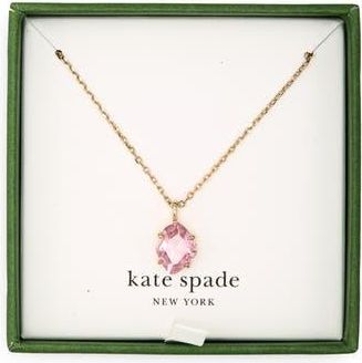 Kate Spade New York treasure trove mini pendant necklace in Pink at Nordstrom Rack