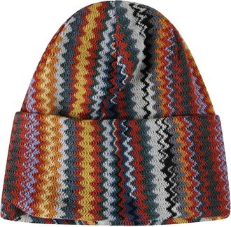 Missoni Muts met zigzag patroon - Oranje