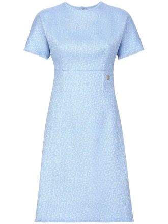 Dolce & Gabbana Rachel Tweed Dress With Dg Logo