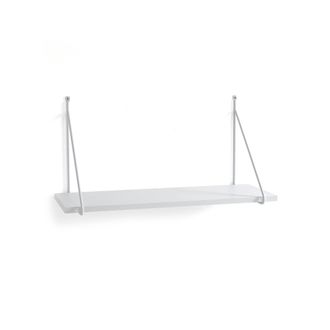 tomasucci Estante de pared r&aacute;pido, blanco mate