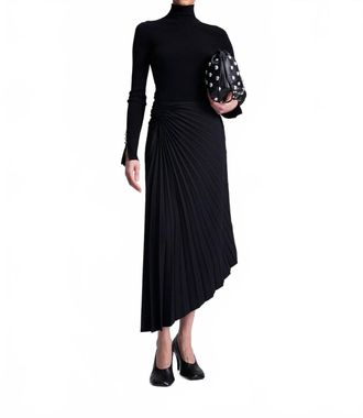 A.L.C. Tracy Tailored Midi Skirt In Black