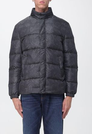 Etro Piumino in nylon con stampa paisley, collo alto e finitura idrorepellente
