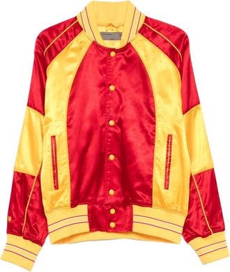 Kiko Kostadinov x Fox Lab contrast bomber jacket - Red
