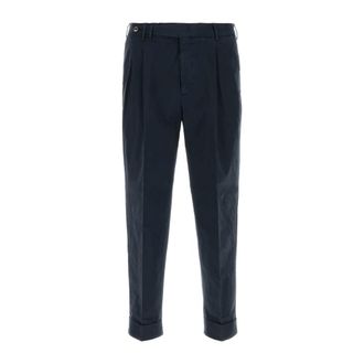 Pantaloni Torino Suit Trousers, male, Blue, Size: 2XL Stretch Cotton Style Pant