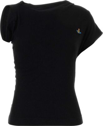 Vivienne Westwood Black Crew Neck Top