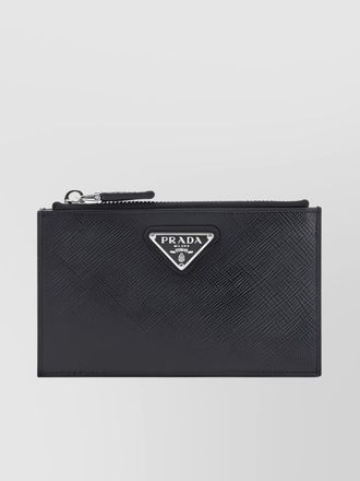 Prada leather card holder