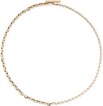 Lizzie Mandler 18K Yellow Gold Diamond Necklace - Womens - Diamond/18kt Yellow Gold