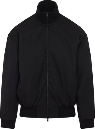 Fear of God Black High Neck Bomber Jacket-Uomo