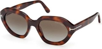Tom Ford Meryl-02 - Dames - Zonnebrillen - Bruin - 53 MM - Accessoires