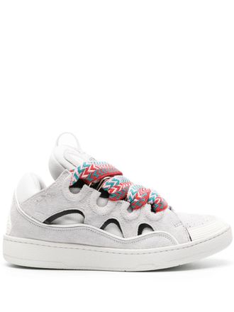 Lanvin Sneakers Curb con inserti - Grigio