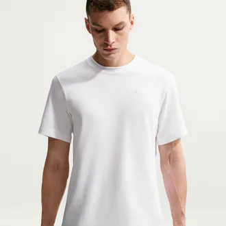 Nike Mens Primary Dri-FIT Short-Sleeve Versatile Top in White | DV9831-100