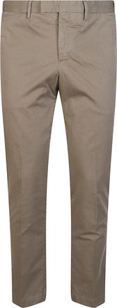 Pantaloni Torino Master Tailored Straight Leg Cotton Pants