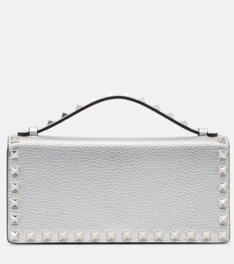 Valentino Garavani Bolso cruzado Rockstud Mini de piel