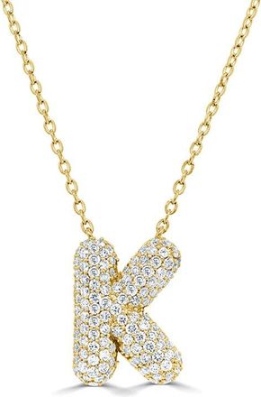 Sabrina Designs 14K 0.50 Ct. Tw. Diamond Initial Necklace