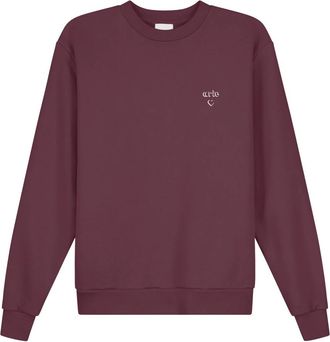Arte Bordeaux Heart Sweater - Heren - Sweatshirts - Rood - M - Katoen - Hoodies & sweatvesten