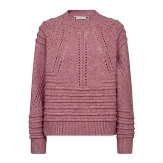 Co'Couture Round-neck Knitwear - female - CoCouture - Round-neck Knitwear - Pink - XS - Knitwear