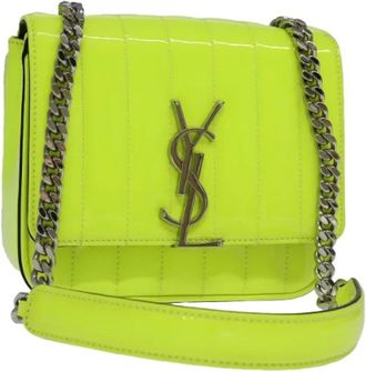 Saint Laurent Pre-owned Tela shoulder-bags - - Pre-owned - Donna - Verde - ONE SIZE