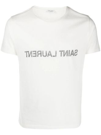 Saint Laurent T-Shirt Col Rond (Volume Tube)