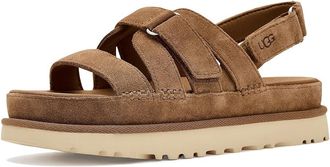 UGG Goldenstar Gleam Womens Sandals Chestnut : 5.5 B - Medium, Suede/Textile