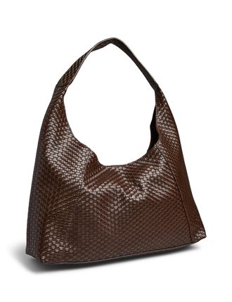 Pieces Women Pcjoye Braided Hobo Bag Woven, Chicory Coffee, One Size