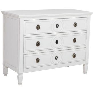 Wanderlust Deco C&oacute;moda De Madera Blanca 102x46x80h Cm
