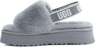 UGG (WMNS) UGG Disco Slide Cozy Thick Sole Casual Slipper Gray 1112258-AFG