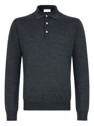 Boglioli buttoned polo knitwear - men - Wool - S - Grey