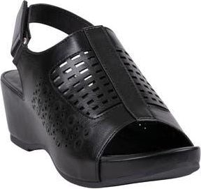 Good Choice Shoes Mahina Wedge Sandal in Black at Nordstrom Rack, Size 7.5