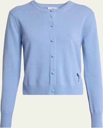 Erdem Cashmere Crewneck Cardigan