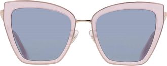 Just Cavalli Turquoise Butterfly Ladies Sunglasses SJC092 06SM 53