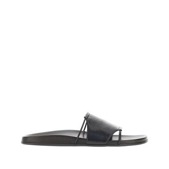 The Row Vivienne leather slides Woman 36