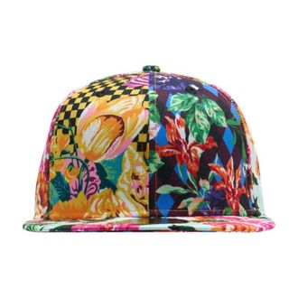 Kenzo Womens Fg58ac961f13-Mu Mixed-Print Synthetic Baseball Cap Multicolor