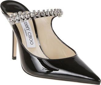 Jimmy Choo London Slipper & Pantoletten - Bing Patent Leather Mules - Gr. 36 (EU) - in Schwarz - für Damen