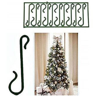 Trade Shop Trade Shop - 400 Ganci Verdi Per Appendere Palline Decorazioni Natalizie Albero Natale Gancetti