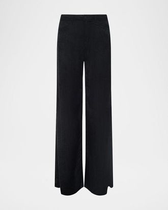 L'agence Quincy High-Rise Wide Corduroy Jeans