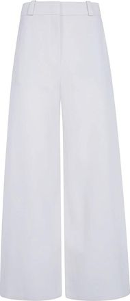 Giorgio Armani Broeken, Dames, Wit, S, Wide Broeken