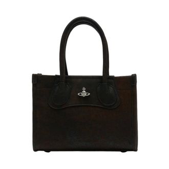 Vivienne Westwood Handbags, female, Brown, Size: ONE SIZE Troy Small Tote Crossbody