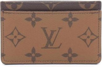 Louis Vuitton Pre-owned Business Card Case - Dames - Vintage Accessoires - Bruin - ONE Size - Vintage